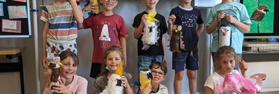 Schülerinnen und Schüler der Grundschule Wollmesheimer Höhe in Landau, Foto: Zooschule Landau, Foto: Zooschule Landau