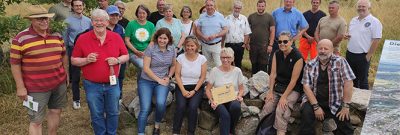 Klimaschutzministerin Eder mit Bürgerinnen und Bürgern aus Diez, Foto: MKUEM